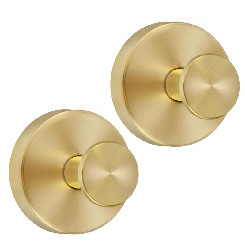 Two-piece suction cup hooks for shower and bathroom use, suitable for hanging towels, robes, and other accessories; designed for secure mounting on glass shower doors, tiles, and mirrors