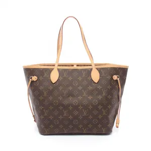 Pre-owned Louis Vuitton Canvas Tote Bags Neverfull MM Monogram Tote Bag