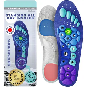 Insoles for Woman, Magnetic Shoe Insert, High Arch Support Inserts for Flat Feet, Work Boots Standing All Day, Foot Inserts, Plantillas para Zapatos, Gifts for Women S/M Women 5–10 Men 5.5–8