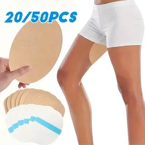 20/50-piece invisible anti-friction thigh patches - self-adhesive, sweat-absorbing, anti-slip, inner thigh protection patches, designed specifically for women; ultra-thin invisible anti-friction patches, suitable for dresses, skirts, shorts