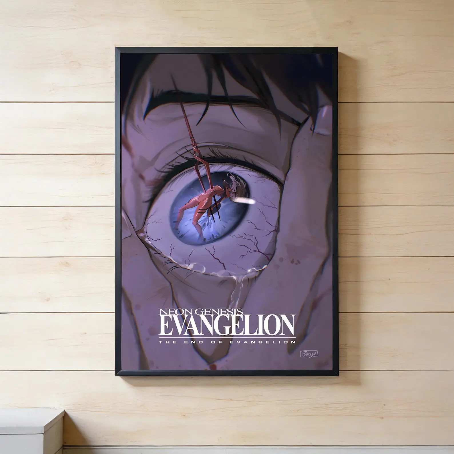 Neon Genesis Evangelion End of Evangelion Asuka Paper Poster Print | Wall Art Print | No Frame | Unique Gift for Him Her (Unframed)