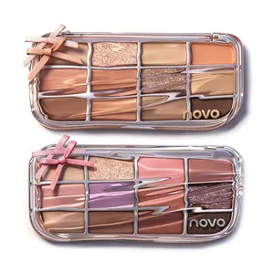 Phantom Color Miracle Eyeshadow Palette - 12 Vibrant Shades, Long-Wearing & Easy to Blend, Ideal for Sweet & Daily Eye Makeup, Great Beauty Gift for Women