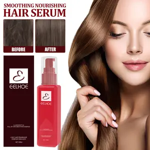 EELHOE Leave-In Hair Serum Frizz Control Nourishing Treatment for Damaged Hair Smooth Finish with Fresh Scent