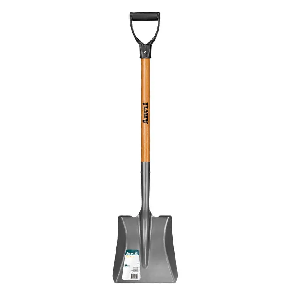 28 in. D-Grip Short Wood Handle Carbon Steel Transfer Shovel 28 in. D-Grip Short Wood Handle Carbon Steel Transfer Shovel