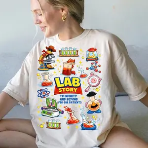 Lab Assistant T-Shirt - Lab Story Medical Laboratory Team Design, Lab Week 2026 Gift