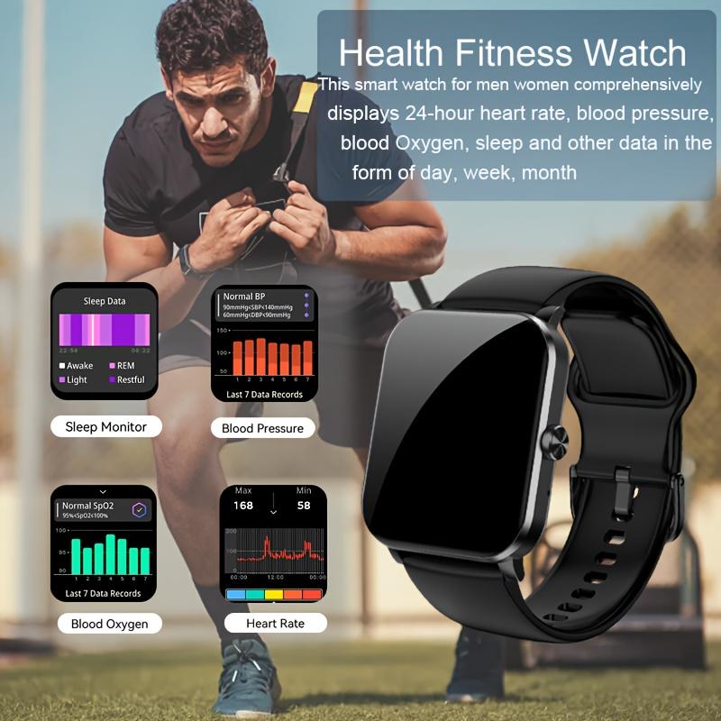 1.85"Large-screen Smartwatch,Compatible WithAndroid/iPhone, Featuring High-definition Voice Calls,Multiple Sports Modes, Suitable For Sleep Monitoring,Daily Wear,With A Variety Of Interfaces ToChoose From.Back-to-school gifts,valentines gift for boyfriend