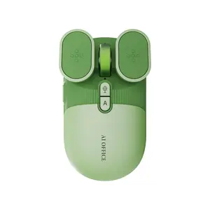 Smart Mouse with Voice Typing Foreign Language Translation, Supports 2.4GHz Wireless/Bluetooth Connectivity Mature Smart Mouse, Stable Transmission, No Flickerno Delay, Fast Accept 10 Meters Connection  For work/Study