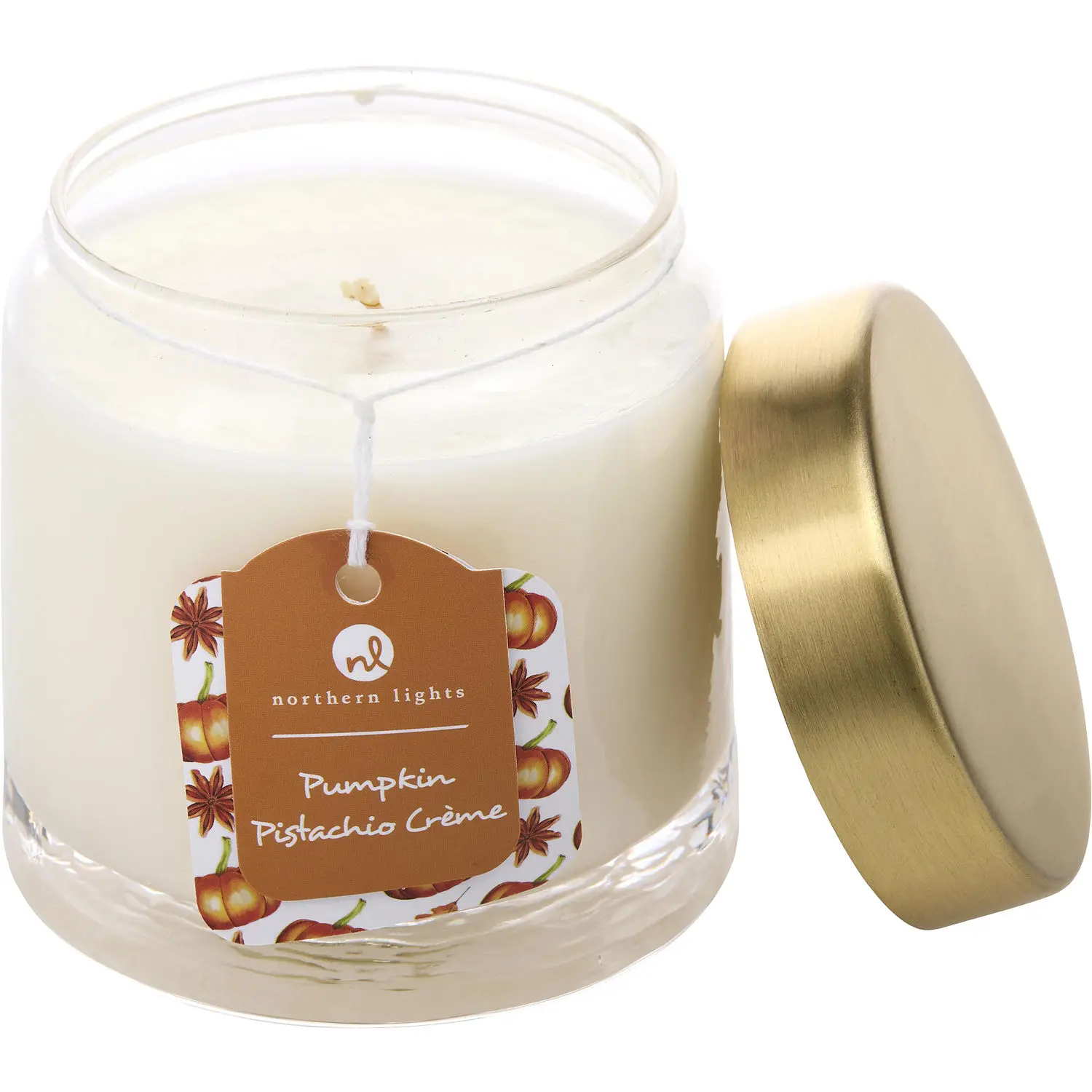 Pumpkin Pistachio Creme By Northern Lights Scented Soy Glass Candle For Unisex Pumpkin Pistachio Creme By Northern Lights Scented Soy Glass Candle For Unisex