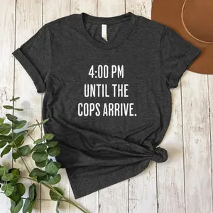 Doug's Winter Party Unisex T-shirt, 4PM until the Cops Arrive Sweatshirt, Trending Hoodie