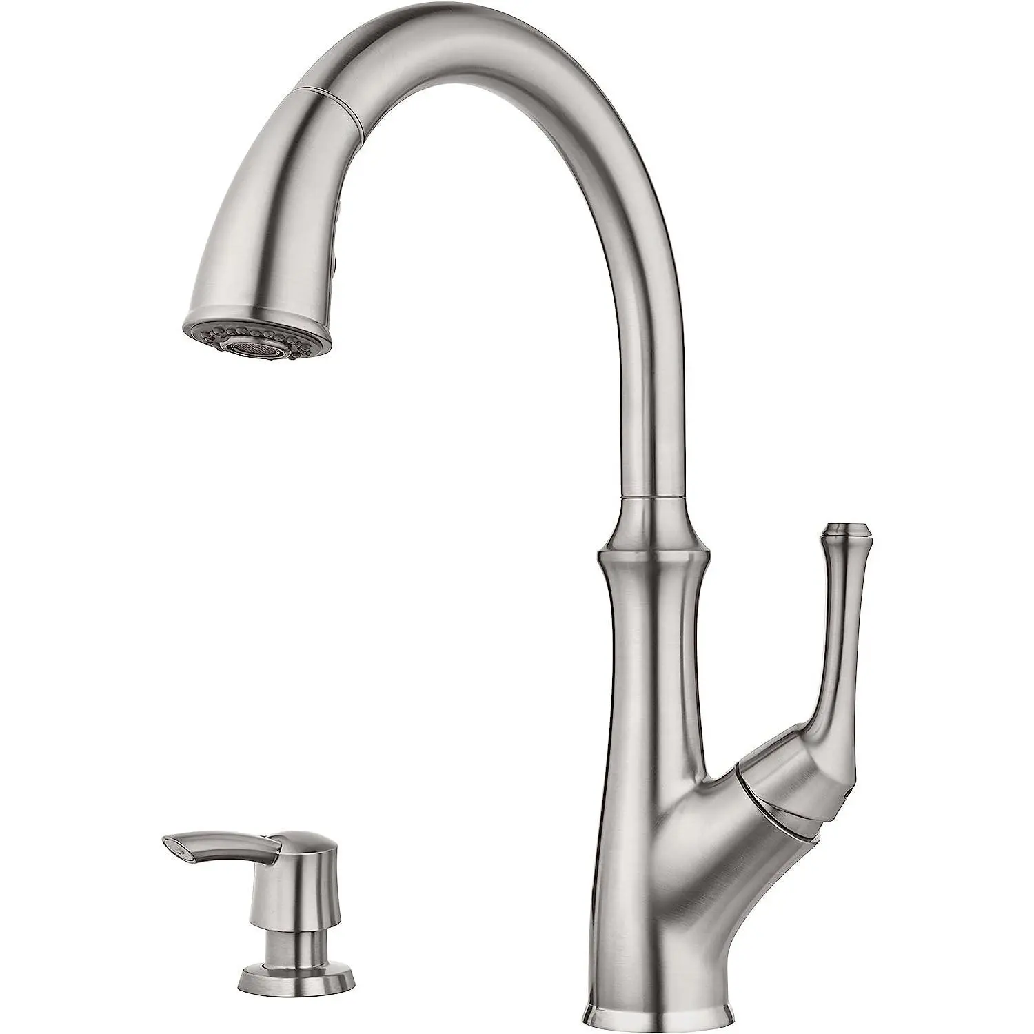 Pfister Tamera 1-Handle Pull-Down Kitchen Faucet with Soap Dispenser