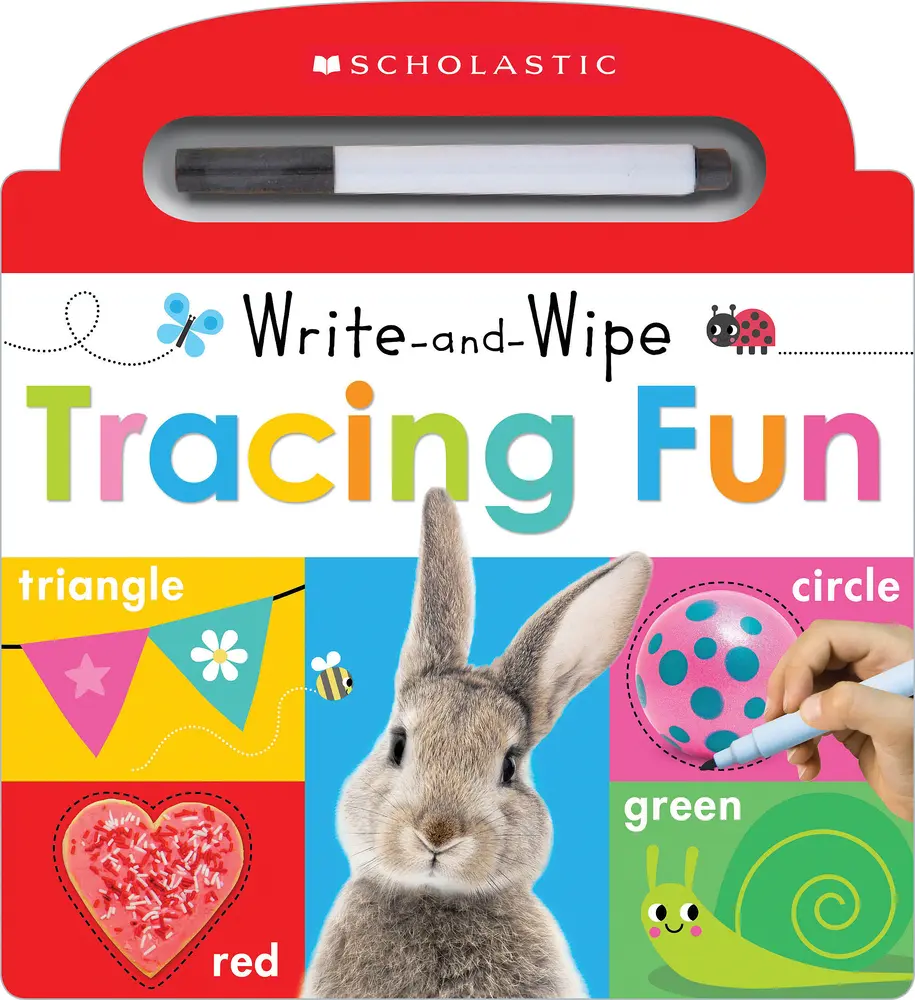 USED Book - Tracing Fun: Scholastic Early Learners (Write and Wipe) by Scholastic (Board book) - english