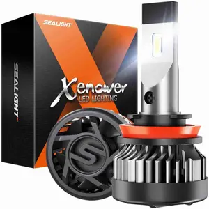 2019 Chevrolet Silverado 2500 HD H11/H8/H9/H16 150W 6500K White IP67 LED Headlight Bulb 2PCS SEALIGHT X2