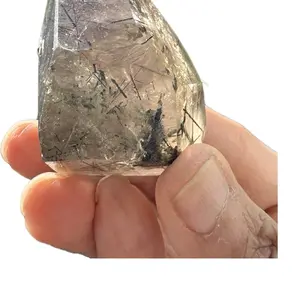 Lela’s GemStoneZ • NOIR VAULT   Lightning Guard Quartz  (Tourmalinated Quartz Protection Core)