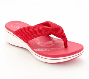 Clarks Cloudstepper Knit Thong Sandals -BreezeRae Erin