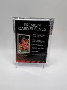 Ultra Pro - Premium Clear 100ct Card Sleeves for Sports Cards, Baseballs, and Footballs - Standard Size for Collectible Cards
