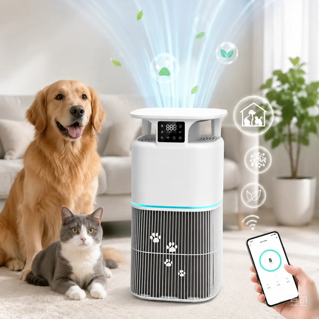 Garvee High-Efficiency HEPA Air Purifier for Home – Powerful Filtration for Particles, Allergens, Smoke & Odors – Ideal for Bedrooms & Living Rooms – Advanced Filter Technology