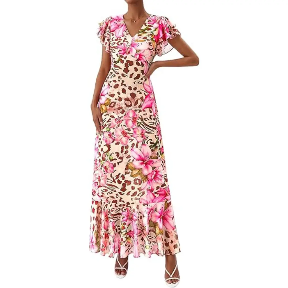 Floral Apricot Pink