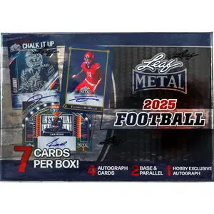 2025 Leaf Metal Football Hobby Box 2025 Leaf Metal Football Hobby Box