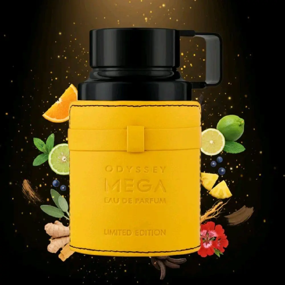 Armaf Odyssey Mega Limited Edition Unisex Eau de Parfum (EDP) Spray - 100ml (3.4oz) with Citrus, Musk, Fruity, Long-Lasting, Oriental-Floral Notes
