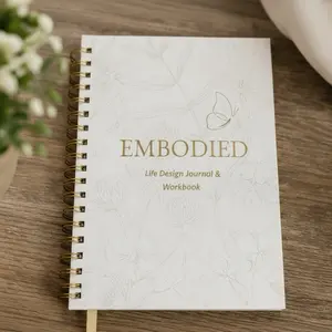 Embodied Life Design Guided Journal for women| Personal Growth & wellness Workbook for High Achieving Women