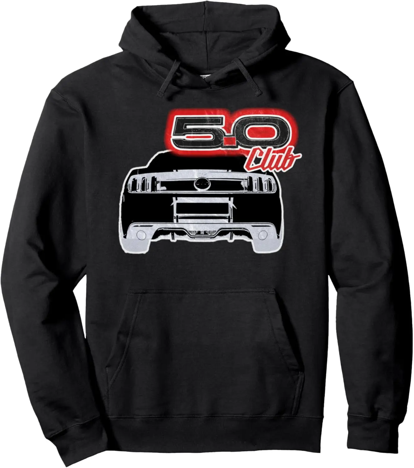 5.0 Coyote Stang American Car Horsepower v8 Muscle Speed Pullover Hoodie