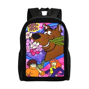 Scooby-Doo-Backpacks for Girls, Cute School Backpack, Aesthetic Bookbag for Teens, Lightweight Classic Backpack for Travel, Work, Picnic A-6