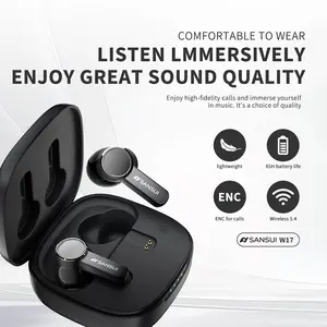 Wireless Bluetooth Earbuds with Deep Bass & Noise Reduction