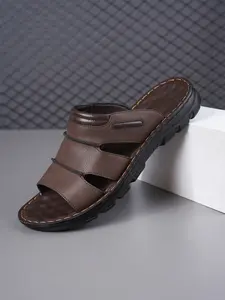 New Summer Men's Sandals, Fashion Trendy Casual Flat Shoes, Anti-Slip Durable Breathable Beach Slippers, Daily Home Wear Practical