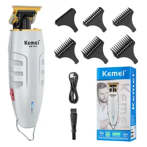 Kemei Men's Cordless Hair Clipper, USB Fade Clipper, High-Power USB Rechargeable, Built-In Lithium Battery, 5v/1a Voltage, New Condition, High Quality Trimmer, Cordless Hair Cutting
