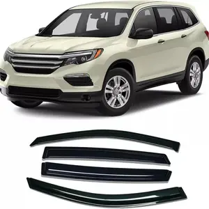 Window Visor for 2016-2022 Honda Pilot (Excludes Touring Models) WeatherShield/Rain Visor
