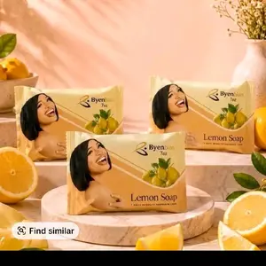 byenblan lemon face & body soap, 4oz body care moisturizer for hydrating soothing bry skin