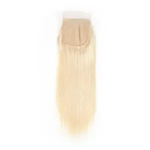 613 Blonde Closure 5x5 Straight/Body Wave