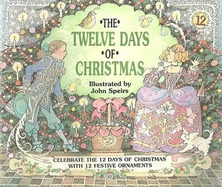 USED Book - The Twelve Days of Christmas Advent Calendar by John Speirs (Paperback) - english