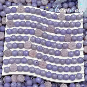 N-Mixed Natural Bodhi Beads Set | Carved & Charms Decor Style