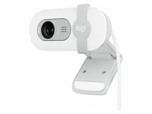 Logitech BRIO 100 Webcam - 2 Megapixel - Off White - USB Type A - Fixed Focus - 58° Angle - Microphone - macOS, Windows  960-001616