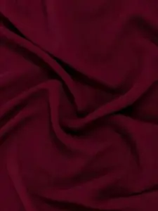 Burgundy Stretch Crepe