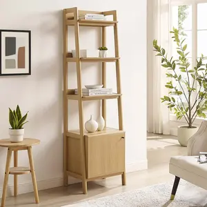 Modway Bixby 21" Bookshelf in Oak