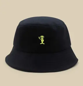 Alien Bucket Hat, Unisex Adult Hats, Cute Kawaii, Gifts for Her, Birthday, Space, Festival, Rave, Beach, Pool Day, Kids, Peace, Cotton Menswear Outfit