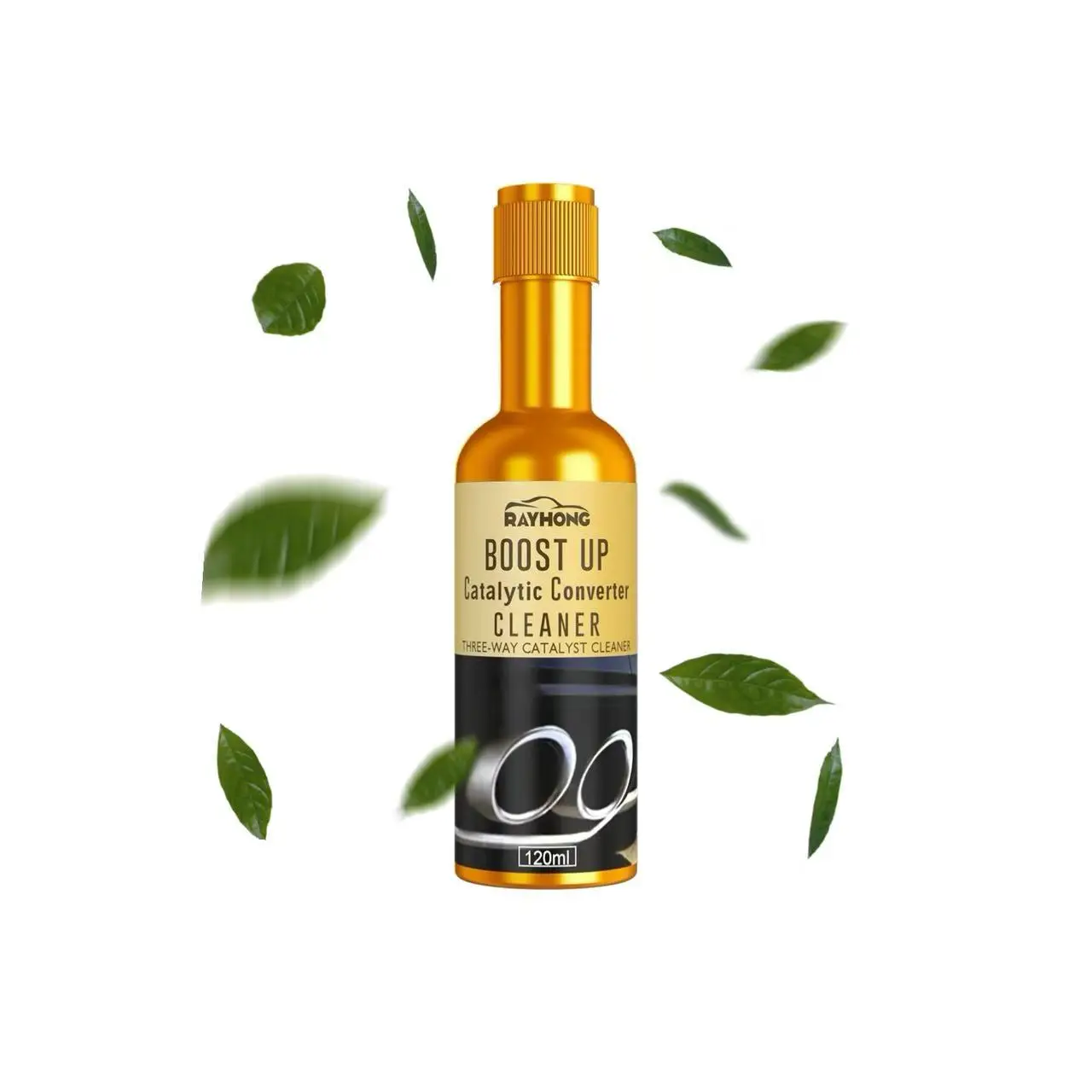 Catalytic Converter Cleaner, 120ml Three-Way Catalytic Cleaner, System Pipe Carbon Removal Cleaning Agent, No-Disassembly Treatment exhaust