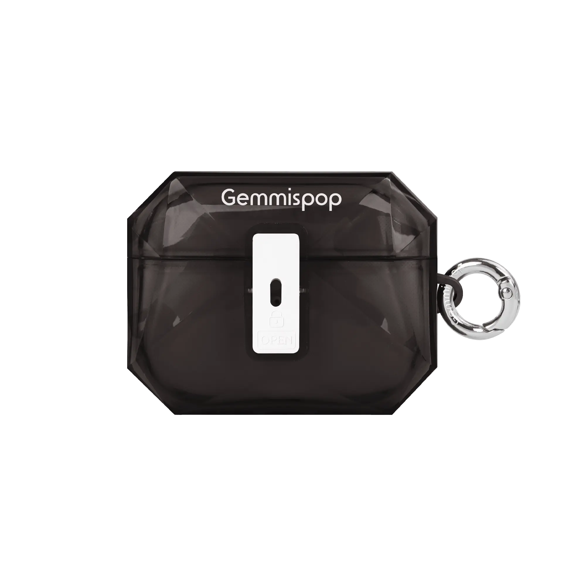 Gemmispop One-Press AirPods Case / AirPods Pro 3/2 Series Tech Fashion / Secure Magnetic  Lock / Crystal-Clear Shell / Anti-Yellow TPU / One-Press Open / Wireless Charging Ready /  Shockproof Build / Custom Hardware / LED Visible Design /