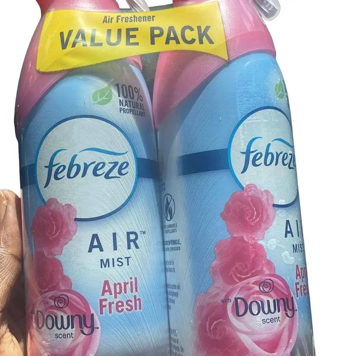 Febreze Odor-Fighting Air Freshener, with Downy Scent, April Fresh, Pack of 2, 8.8 fl oz each (4.7) 4.7 stars out of 5232 reviews 5,232 reviews