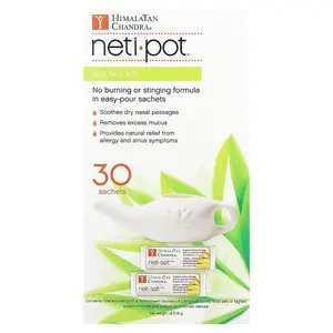 Himalayan Chandra Eco Neti Pot with Neti Salt Saches, 2.16 g
