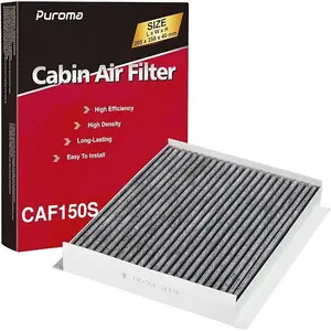 Puroma Cabin Air Filter with Activated Charcoal Layer, Replacement for CF12150, 6081C, 12150-C1, Compatible with Ford Expedition, F-150, F-250, F-350, F-450, F-550 Super Duty, Lincoln Navigator