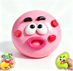 Smushers Squishy - Curiosities Smushers Dog Face Swap Squishy Soft Moldable Cute Slow Rise Relaxing Sensory Fidget Relief Anxiety Stress Fun with Interchangeable Faces for Tactile Play Fun