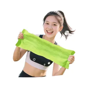 Mint Ice Feeling Sports Wipes Lemon Green Cooling Small Towels Outdoor Cooling Wipes Cooling Cold Feeling Wipes