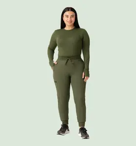 Women's High Waist Joggers Olive