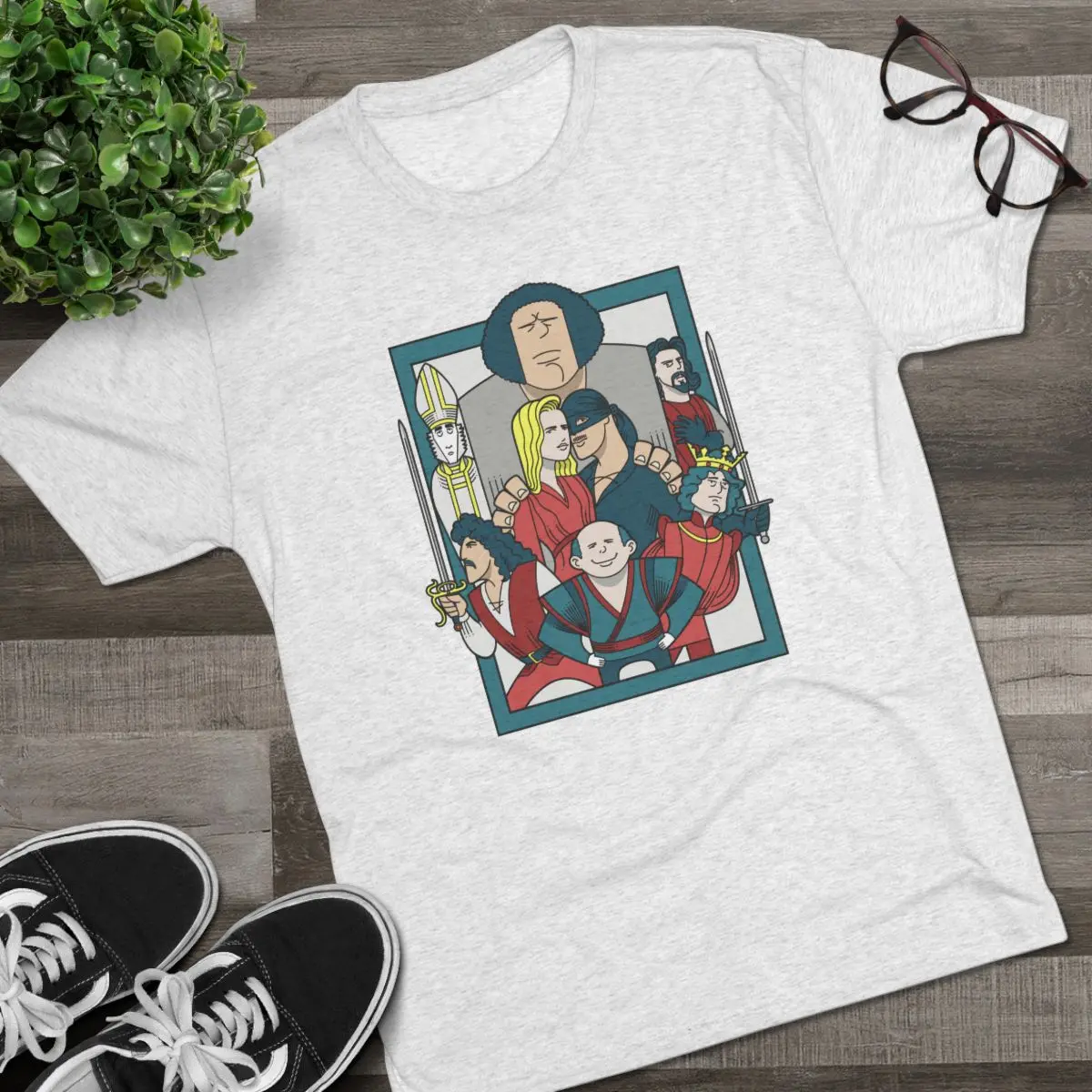 Line Up - Unisex Tri-Blend Crew Tee