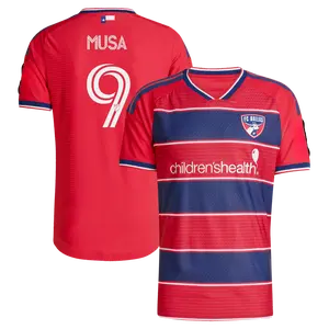 Unisex Soccer Petar Musa FC Dallas 2026 DNA Kit On-Field Jersey - Red