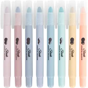 - Gel Highlighters, 8 Pack, Morandi Colors, No Bleed  Markers