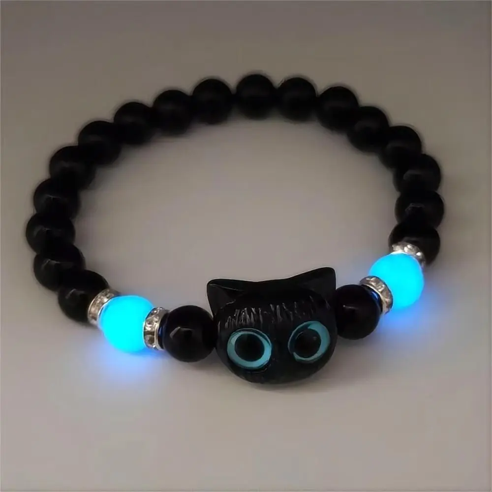 Nocturbant Black Cat Blue Eyed bracelet